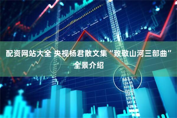 配资网站大全 央视杨君散文集“致敬山河三部曲”全景介绍